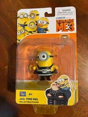 Despicable Me 3 Jail Time Mel Minion Collectible - Yellow/Black